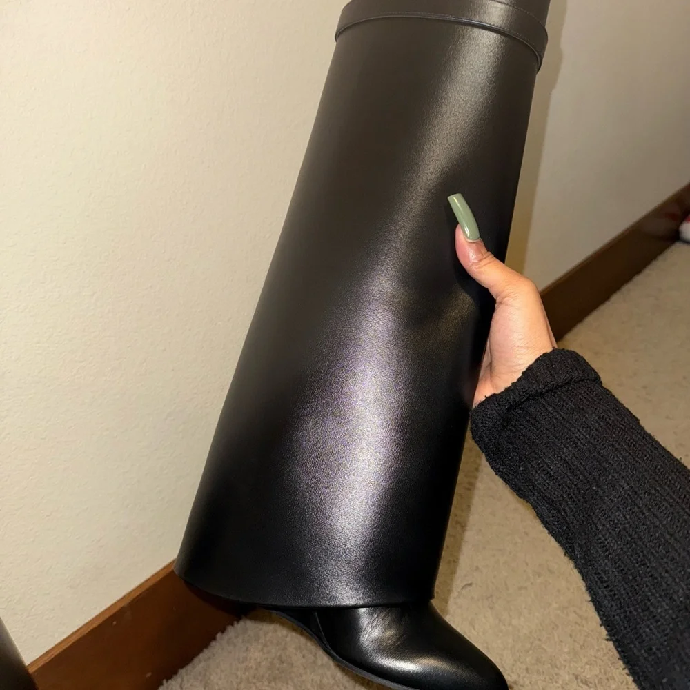 Givenchy Black Heeled Boots - Picture 2 of 6